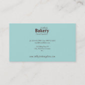 carte de visite de boulangerie (Dos)