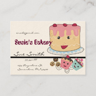 Carte de visite de boulangerie -