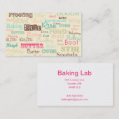 Carte de visite de boulangerie (Devant / Derrière)