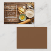 carte de visite de boulangerie (Devant / Derrière)