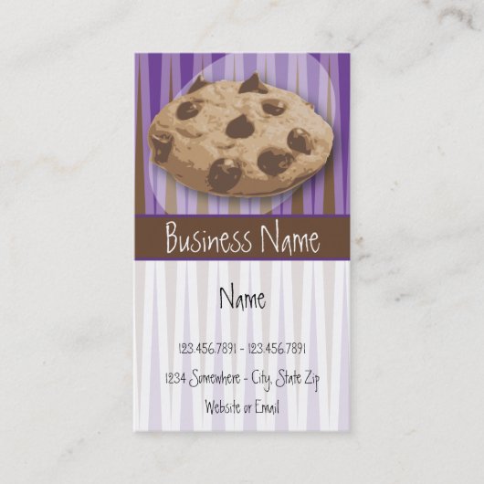 Carte de visite de boulangerie (Devant)