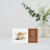 Carte de visite de boulangerie (Debout devant)