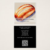 Carte de visite de boulangerie aquarelle (Devant & derrière)