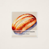 Carte de visite de boulangerie aquarelle (Devant)