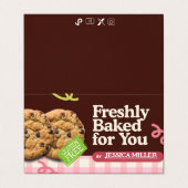 Carte de visite de boulangerie artisanale (Extérieur déplié)