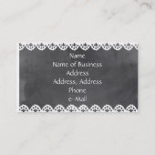 Carte de visite de boulangerie Chalkboard avec gât (Dos)