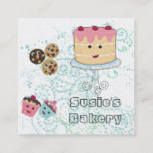 Carte de visite de boulangerie - - Customisé (Dos)