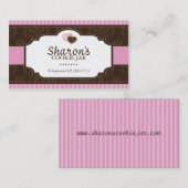 Carte de visite de boulangerie de biscuit (Devant / Derrière)