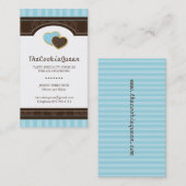 Carte de visite de boulangerie de biscuit (Devant / Derrière)