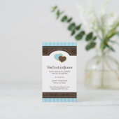 Carte de visite de boulangerie de biscuit (Debout devant)