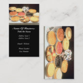 Carte de visite de boulangerie de gâteau au (Devant / Derrière)