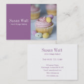 Carte de visite de boulangerie de magasin de (Devant / Derrière)