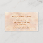 Carte de visite de boulangerie de pain (Dos)