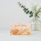 Carte de visite de boulangerie de pain (Debout devant)