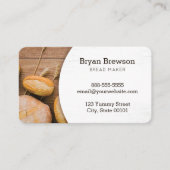 Carte de visite de boulangerie de pain (Devant)