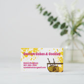 Carte de visite de boulangerie de pâte lisse de (Debout devant)