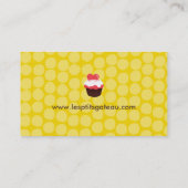 Carte de visite de boulangerie de petit gâteau (Dos)