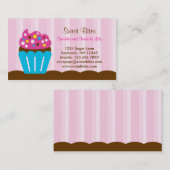 Carte de visite de boulangerie de petit gâteau (Devant / Derrière)