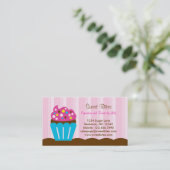 Carte de visite de boulangerie de petit gâteau (Debout devant)