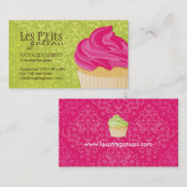 Carte de visite de boulangerie de petit gâteau (Devant / Derrière)