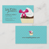 Carte de visite de boulangerie de petit gâteau (Devant / Derrière)