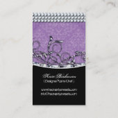 Carte de visite de boulangerie de petit gâteau de (Dos)