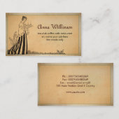 carte de visite de boulangerie de restaurant de (Devant / Derrière)