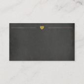 Carte de visite de boulangerie de tableau avec le (Dos)