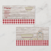 Carte de visite de boulangerie du pays (Devant / Derrière)