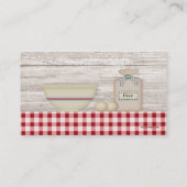 Carte de visite de boulangerie du pays (Dos)