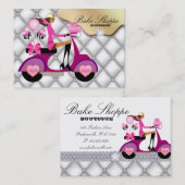 Carte de visite de boulangerie Gâteau de diamants (Devant / Derrière)