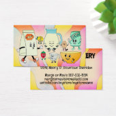 Carte de visite de boulangerie Hippie ingrédients  (Bureau)