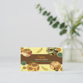 Carte de visite de boulangerie libanaise méditerra (Debout devant)