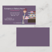 Carte de visite de boulangerie/magasin de (Devant / Derrière)