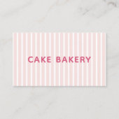 Carte de visite de boulangerie moderne simple avec (Devant)