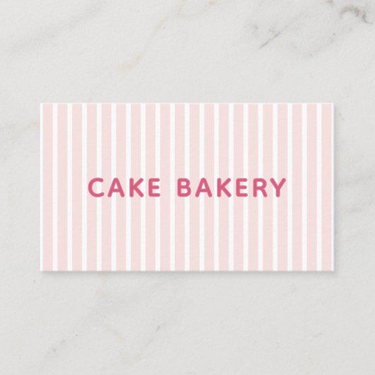 Carte de visite de boulangerie moderne simple avec (Devant)