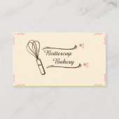 Carte de visite de boulangerie modifiable (Devant)