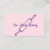 Carte de visite de boulangerie Rolling Pin (Devant)