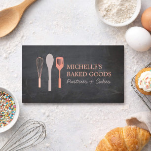 CARTE DE VISITE de boulangerie WHISK SPOT SPATULA 