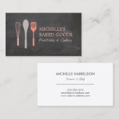CARTE DE VISITE de boulangerie WHISK SPOT SPATULA  (Devant / Derrière)