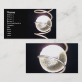 Carte de visite de boule de cristal (Devant / Derrière)