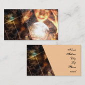 Carte de visite de boule de cristal (Devant / Derrière)