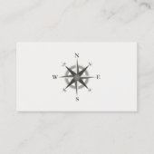 Carte de visite de boussole nautique (Devant)