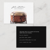 Carte de visite de bouteille de Champagne Célébré (Devant / Derrière)