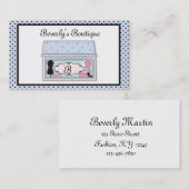Carte de visite de boutique (Devant / Derrière)