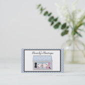 Carte de visite de boutique (Debout devant)