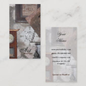 Carte de visite de boutique d'antiquités (Devant / Derrière)
