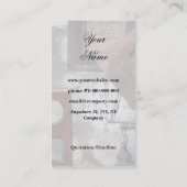 Carte de visite de boutique d'antiquités (Dos)