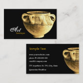 Carte de visite de boutique d'antiquités (Devant / Derrière)