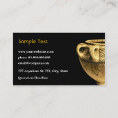 Carte de visite de boutique d'antiquités (Dos)
